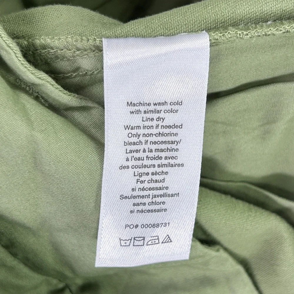 Rag & Bone Jones Pant Womens 12 Olive Green Chino Straight‎ Leg Trousers Casual